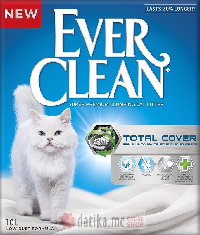 Ever Clean pijesak za mačke Total Cover 10L